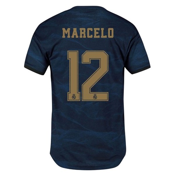 Camiseta Real Madrid NO.12 Marcelo Replica Segunda Ropa 2019/20 Azul